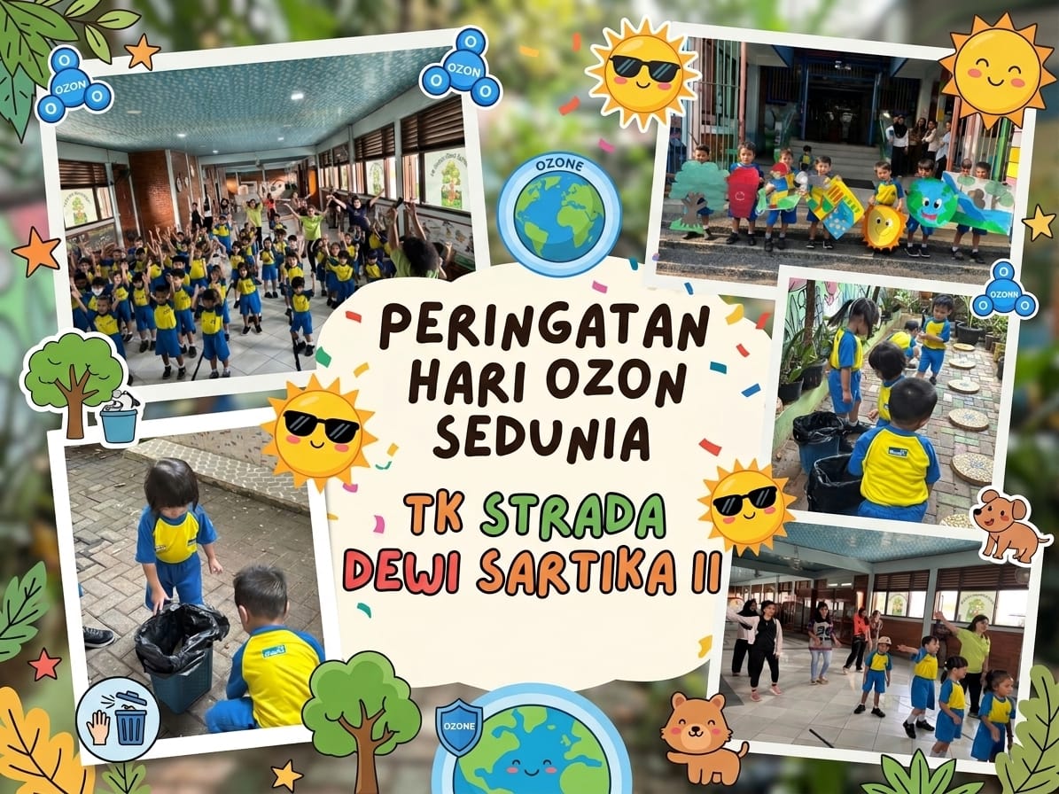 Ayo Jaga Langit Kita! Serunya Peringatan Hari Ozon di TK Strada Dewi Sartika II